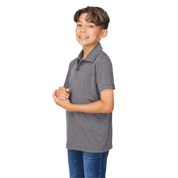 Team 365 Youth Zone Sonic Heather Performance Polo - Team 365 Youth Zone Sonic Heather Performance Polo - Image 15 of 23