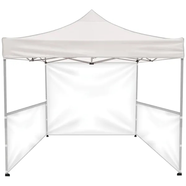 10' Square Tent W/ Two Half Walls and One Full - 10' Square Tent W/ Two Half Walls and One Full - Image 2 of 16