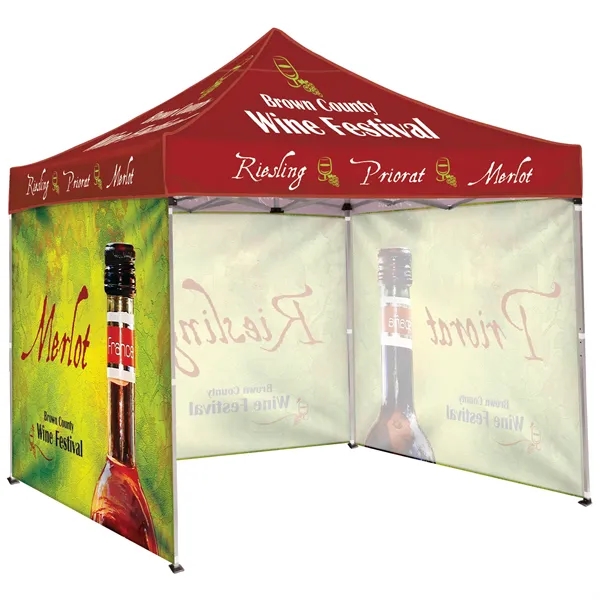 10' Square Tent With Three Full Walls - 10' Square Tent With Three Full Walls - Image 0 of 17