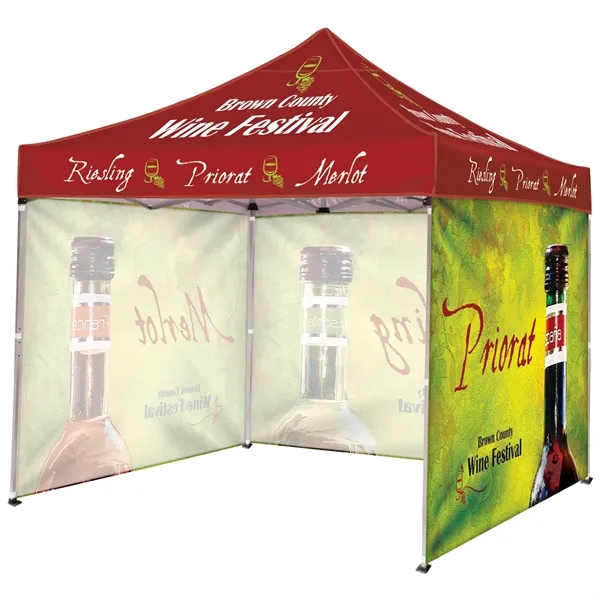 10' Square Tent With Three Full Walls - 10' Square Tent With Three Full Walls - Image 1 of 17