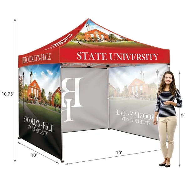 10' Square Tent With Three Full Walls - 10' Square Tent With Three Full Walls - Image 14 of 17