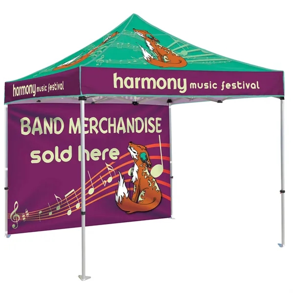 10' Heavy Duty Tent with One Full Wall - 10' Heavy Duty Tent with One Full Wall - Image 0 of 18