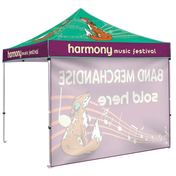 10' Heavy Duty Tent with One Full Wall - 10' Heavy Duty Tent with One Full Wall - Image 3 of 18