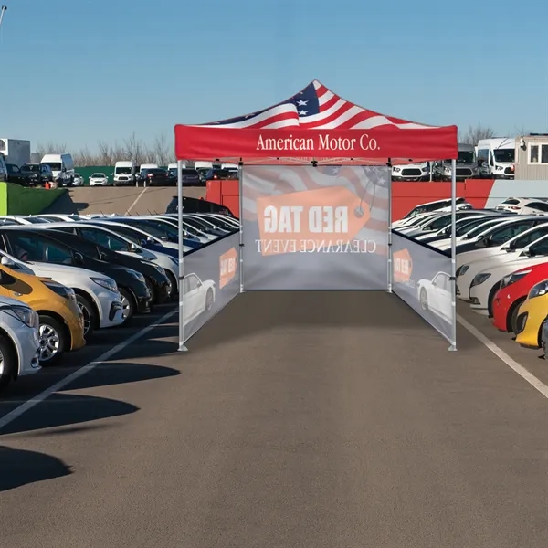 10' Heavy Duty Tent with One Full and Two Half Walls - 10' Heavy Duty Tent with One Full and Two Half Walls - Image 16 of 18