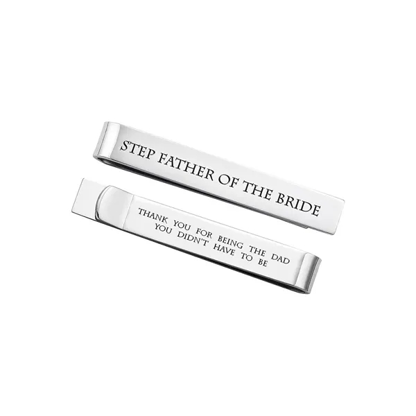 Stainless Steel Tie Bars Father Of The Bride - Stainless Steel Tie Bars Father Of The Bride - Image 1 of 5