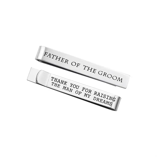 Stainless Steel Tie Bars Father Of The Bride - Stainless Steel Tie Bars Father Of The Bride - Image 2 of 5