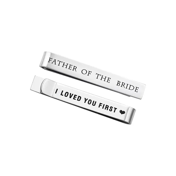Stainless Steel Tie Bars Father Of The Bride - Stainless Steel Tie Bars Father Of The Bride - Image 3 of 5