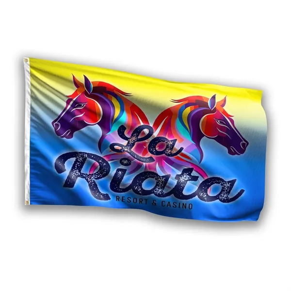4' X 6' Calescent Dye Printed Flag - 4' X 6' Calescent Dye Printed Flag - Image 0 of 1