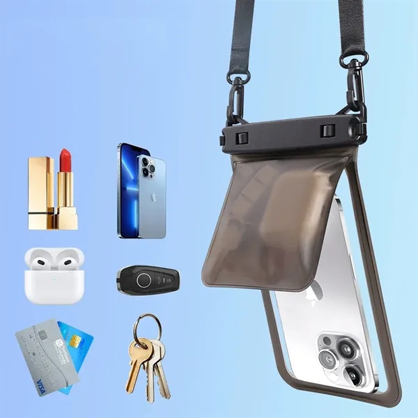 Dual-Compartment Waterproof Phone Pouch - Dual-Compartment Waterproof Phone Pouch - Image 4 of 6