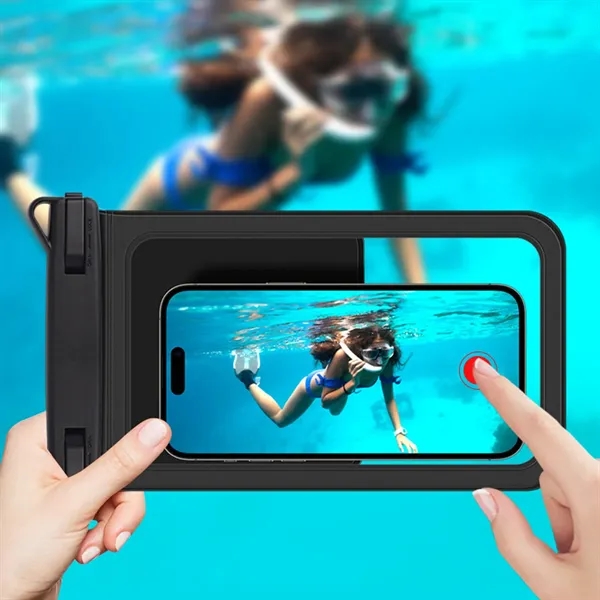 Dual-Compartment Waterproof Phone Pouch - Dual-Compartment Waterproof Phone Pouch - Image 6 of 6