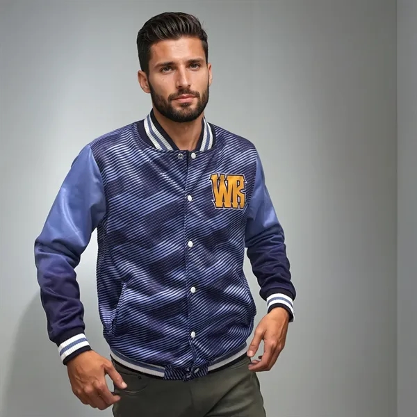 Build Your Own Sublimation Varsity Jacket: Satin Lining - Build Your Own Sublimation Varsity Jacket: Satin Lining - Image 0 of 5