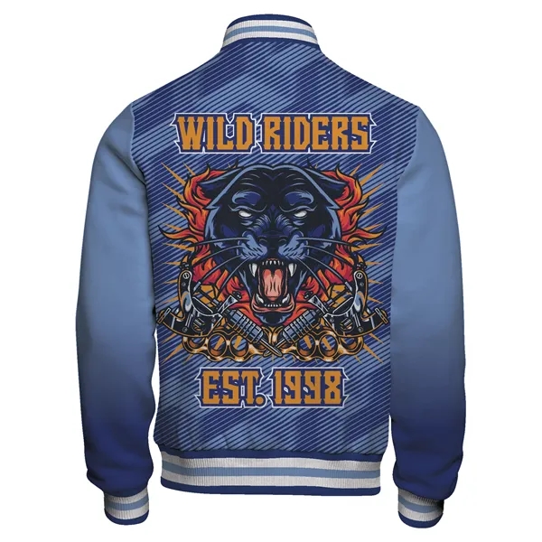 Build Your Own Sublimation Varsity Jacket: Satin Lining - Build Your Own Sublimation Varsity Jacket: Satin Lining - Image 3 of 5