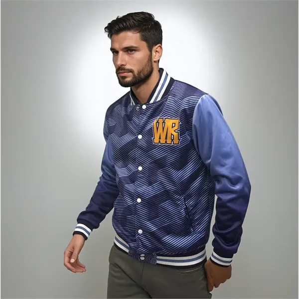 Build Your Own Sublimation Varsity Jacket: Satin Lining - Build Your Own Sublimation Varsity Jacket: Satin Lining - Image 4 of 5