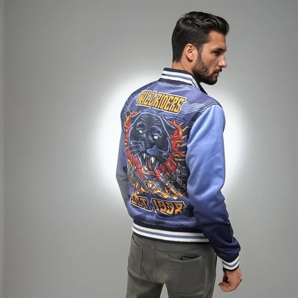 Build Your Own Sublimation Varsity Jacket: Satin Lining - Build Your Own Sublimation Varsity Jacket: Satin Lining - Image 5 of 5
