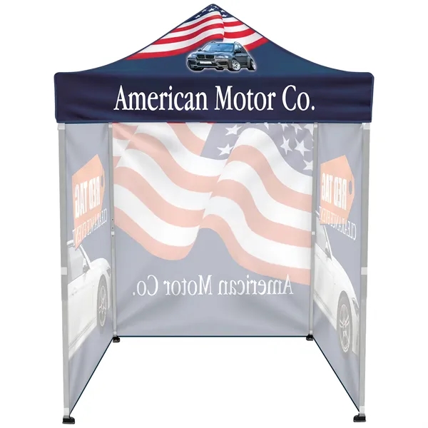 6.5' Square Canopy Tent With Three Full Single Sided Walls - 6.5' Square Canopy Tent With Three Full Single Sided Walls - Image 1 of 16