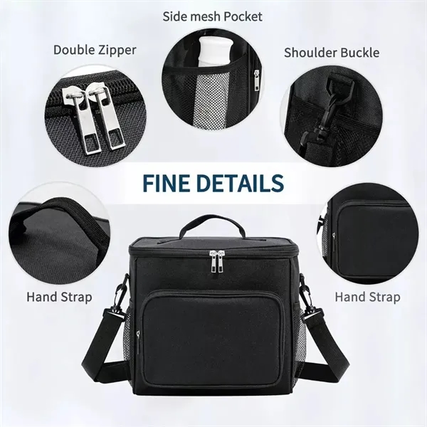 Insulated Lunch Bag With Adjustable Shoulder Strap - Insulated Lunch Bag With Adjustable Shoulder Strap - Image 1 of 6