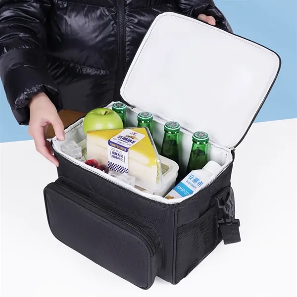 Insulated Lunch Bag With Adjustable Shoulder Strap - Insulated Lunch Bag With Adjustable Shoulder Strap - Image 2 of 6