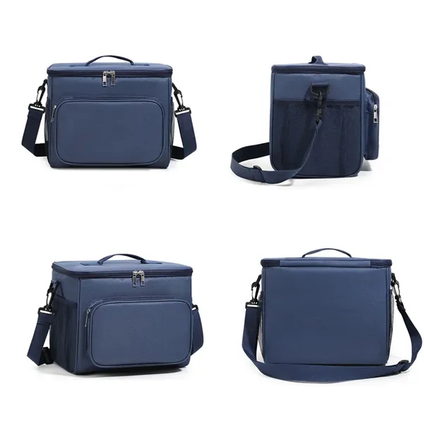 Insulated Lunch Bag With Adjustable Shoulder Strap - Insulated Lunch Bag With Adjustable Shoulder Strap - Image 3 of 6