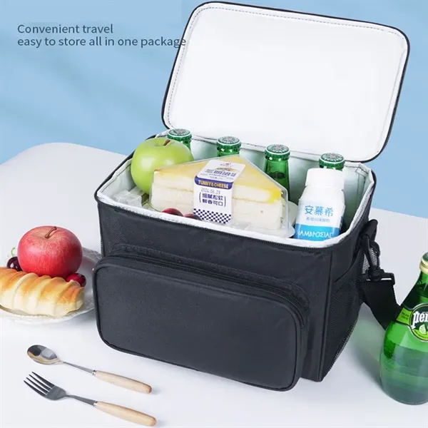 Insulated Lunch Bag With Adjustable Shoulder Strap - Insulated Lunch Bag With Adjustable Shoulder Strap - Image 5 of 6