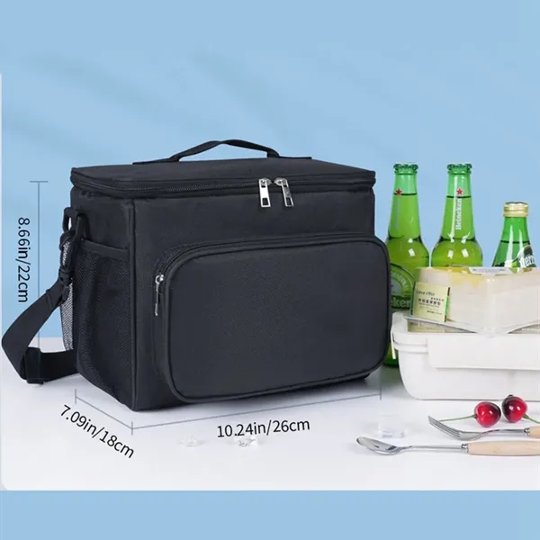 Insulated Lunch Bag With Adjustable Shoulder Strap - Insulated Lunch Bag With Adjustable Shoulder Strap - Image 6 of 6