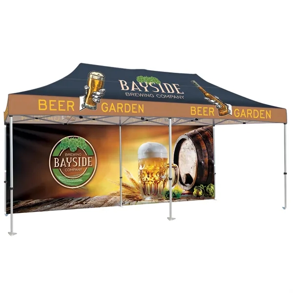 10' x 20' Heavy Duty Canopy Tent with One Wall - 10' x 20' Heavy Duty Canopy Tent with One Wall - Image 0 of 19