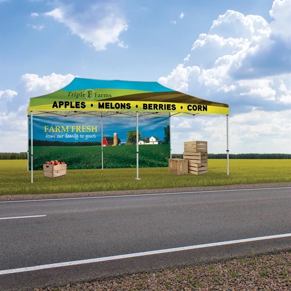10' x 20' Heavy Duty Canopy Tent with One Wall - 10' x 20' Heavy Duty Canopy Tent with One Wall - Image 17 of 19