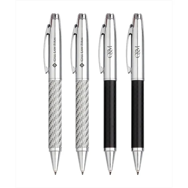 Union Printed- Premium Metal Twist Ballpoint Pen - Laser Eng - Union Printed- Premium Metal Twist Ballpoint Pen - Laser Eng - Image 0 of 1