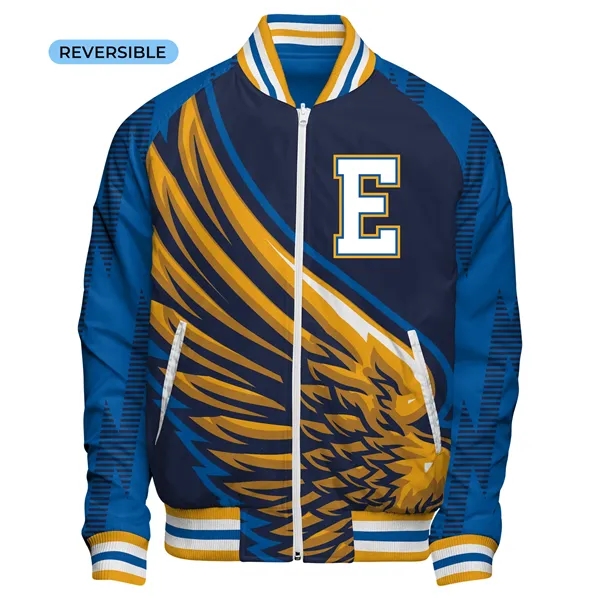 Build Your Own Reversible Varsity: Cotton/Nylon Zip Closure - Build Your Own Reversible Varsity: Cotton/Nylon Zip Closure - Image 1 of 2