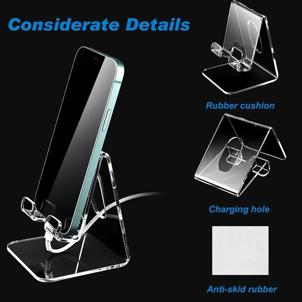 Transparent Cell Phone Stand - Transparent Cell Phone Stand - Image 1 of 3