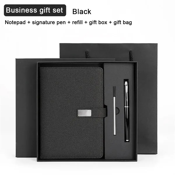 Custom A5 Notebook Gift Set with Pen and Bag - Custom A5 Notebook Gift Set with Pen and Bag - Image 2 of 7