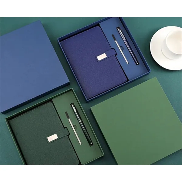 Custom A5 Notebook Gift Set with Pen and Bag - Custom A5 Notebook Gift Set with Pen and Bag - Image 7 of 7