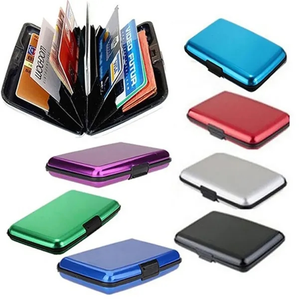 Aluminum Credit Card Wallet Holder - Aluminum Credit Card Wallet Holder - Image 0 of 2