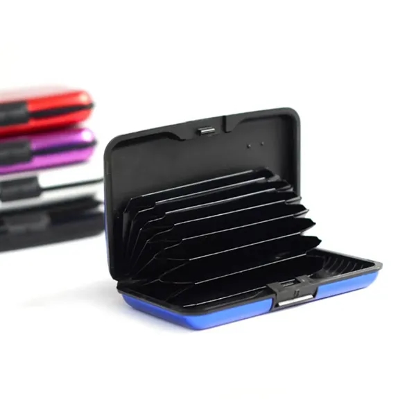 Aluminum Credit Card Wallet Holder - Aluminum Credit Card Wallet Holder - Image 2 of 2