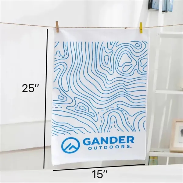 15"X25"Gym Towel Microfiber 230gsm 1.48 Lbs per doz - 15"X25"Gym Towel Microfiber 230gsm 1.48 Lbs per doz - Image 1 of 4