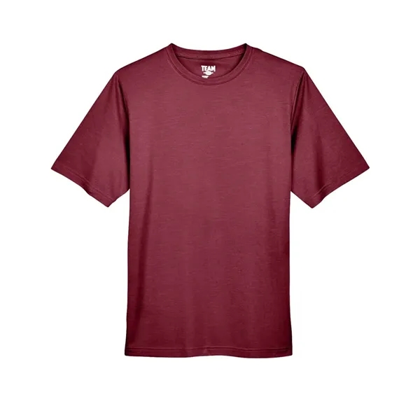Team 365 Men's Sonic Heather Performance T-Shirt - Team 365 Men's Sonic Heather Performance T-Shirt - Image 4 of 5