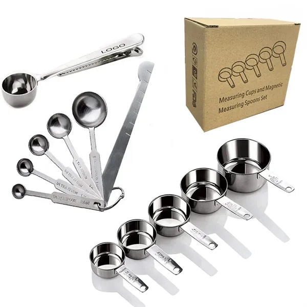 12 Pcs Baking Measuring Kit - 12 Pcs Baking Measuring Kit - Image 0 of 2