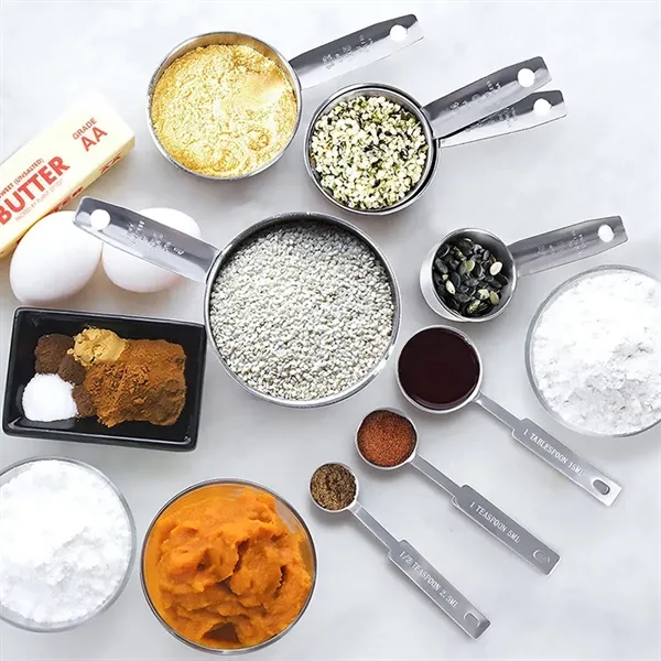12 Pcs Baking Measuring Kit - 12 Pcs Baking Measuring Kit - Image 1 of 2