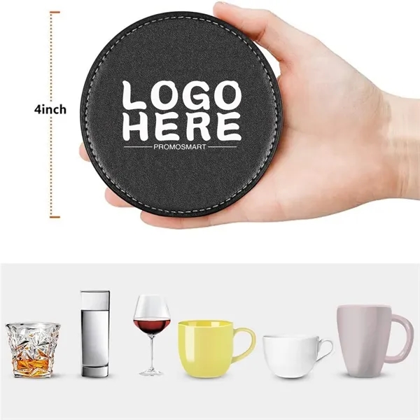 PU Coasters for Drinks - PU Coasters for Drinks - Image 1 of 2