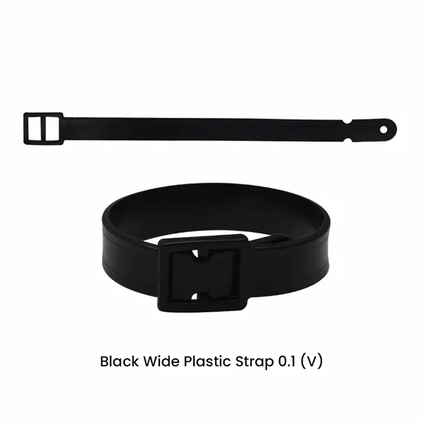 Full Color Round Plastic Luggage Tags With Strap - Full Color Round Plastic Luggage Tags With Strap - Image 7 of 8