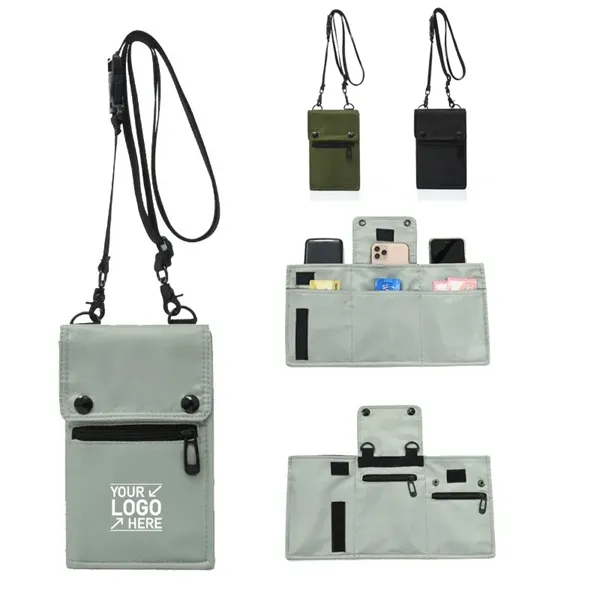 Waterproof Nylon Mobile Phone Bag - Waterproof Nylon Mobile Phone Bag - Image 0 of 5