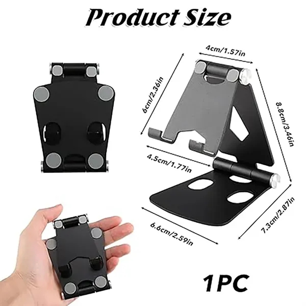 Folding Cell Phone Stand Foldable Desktop Portable Holder - Folding Cell Phone Stand Foldable Desktop Portable Holder - Image 1 of 8