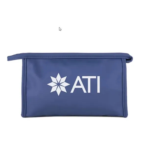 Chic Large Soft PU Cosmetic Pouch - Chic Large Soft PU Cosmetic Pouch - Image 1 of 1