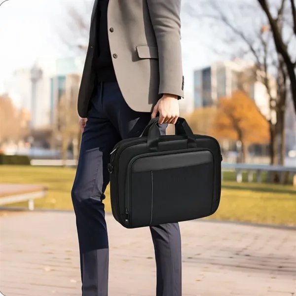 Large Capacity Laptop Bag with Shoulder Trolley Strap - Large Capacity Laptop Bag with Shoulder Trolley Strap - Image 3 of 4