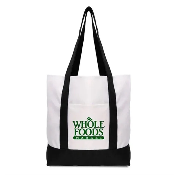 Large TJ Canvas Tote Bag - Large TJ Canvas Tote Bag - Image 1 of 11