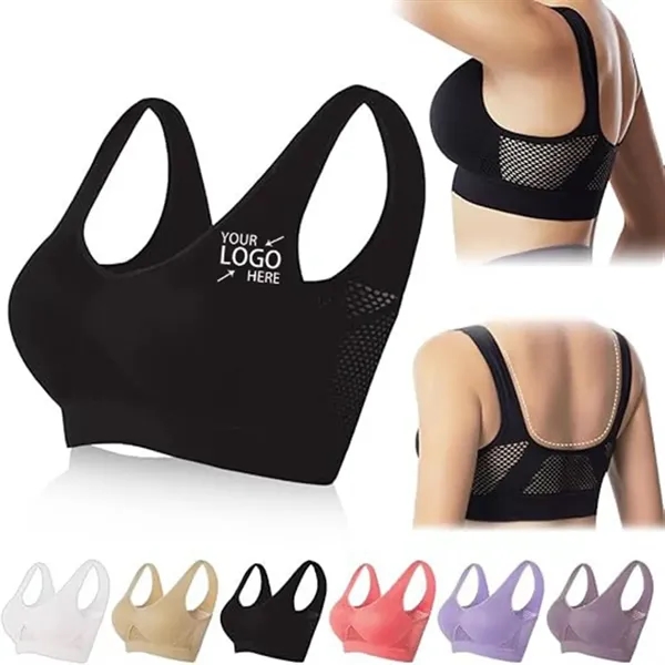 Breathable Anti Sagging Sports Breasts Bra - Breathable Anti Sagging Sports Breasts Bra - Image 0 of 7