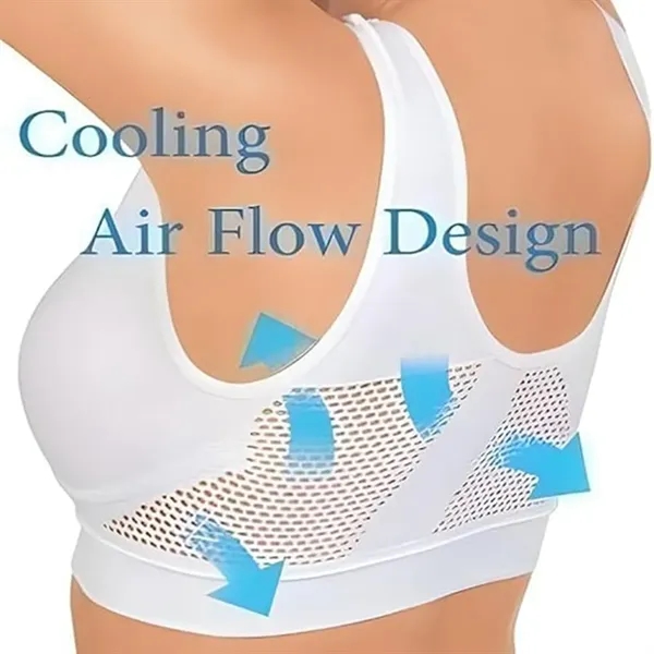 Breathable Anti Sagging Sports Breasts Bra - Breathable Anti Sagging Sports Breasts Bra - Image 4 of 7