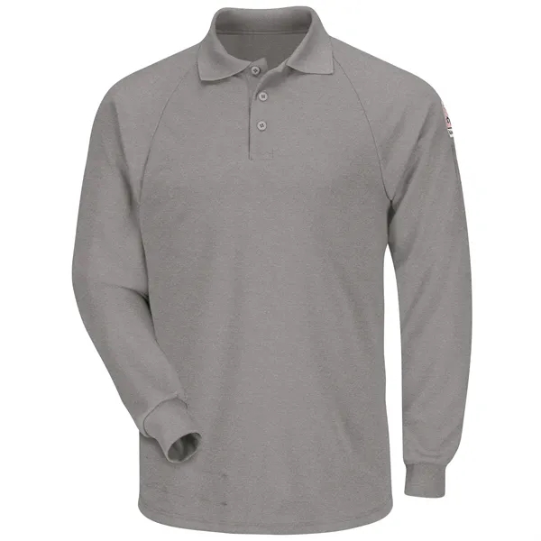 Bulwark® Men's Classic Lightweight FR Long Sleeve Polo - Bulwark® Men's Classic Lightweight FR Long Sleeve Polo - Image 0 of 5