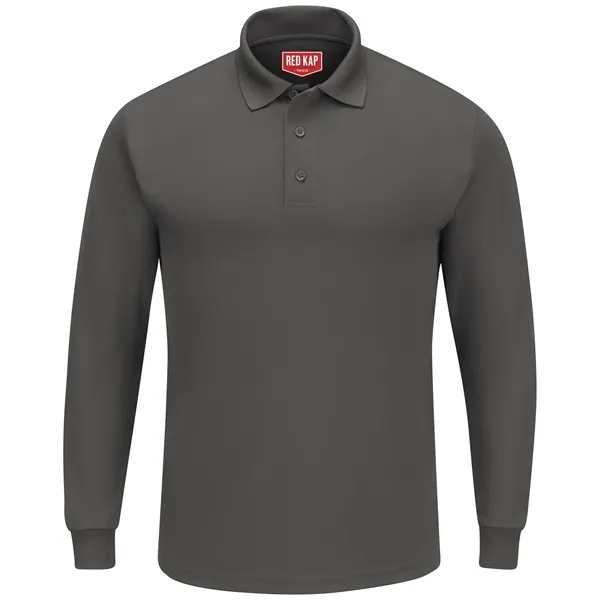Red Kap® Men's Long Sleeve Performance Knit® Polo - Red Kap® Men's Long Sleeve Performance Knit® Polo - Image 0 of 3