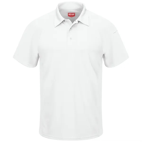 Red Kap® Mens Shortsleeve Performance Knit® Flex Series Polo - Red Kap® Mens Shortsleeve Performance Knit® Flex Series Polo - Image 4 of 7