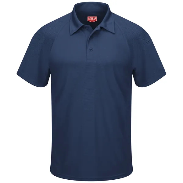 Red Kap® Mens Shortsleeve Performance Knit® Flex Series Polo - Red Kap® Mens Shortsleeve Performance Knit® Flex Series Polo - Image 6 of 7